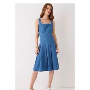 JCrew Cottage Core Denim Dress